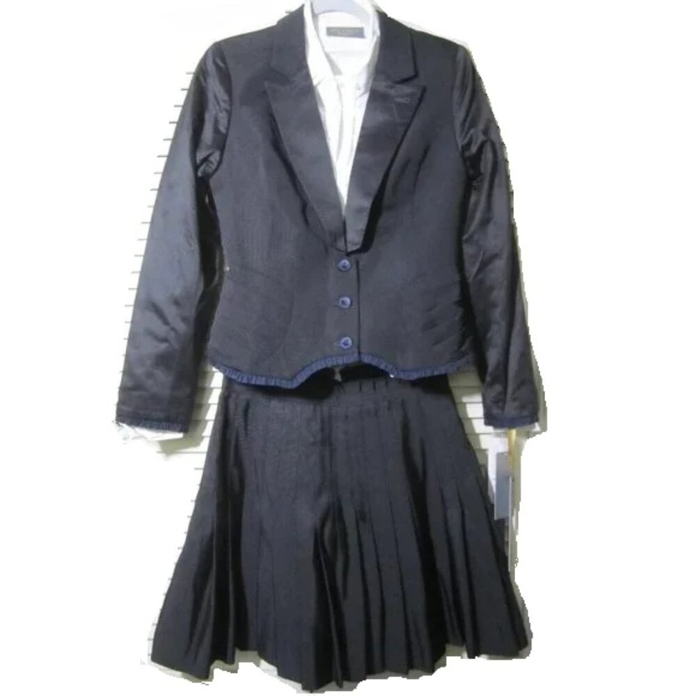 ZAC POSEN for Target SUIT jacket skirt shirt Set 3 Pieces lot Blazer NWT S/M